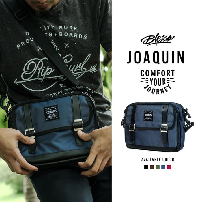 Tas Selempang Organizer Toolkit - Joaquin Navy - Tas Slempang Pria Keren