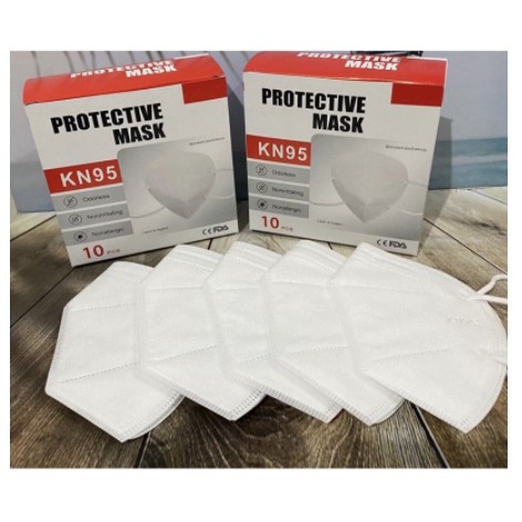 MASKER KN95 PER 10 PCS SURGICAL MASK 5 PLY ANTI VIRUS