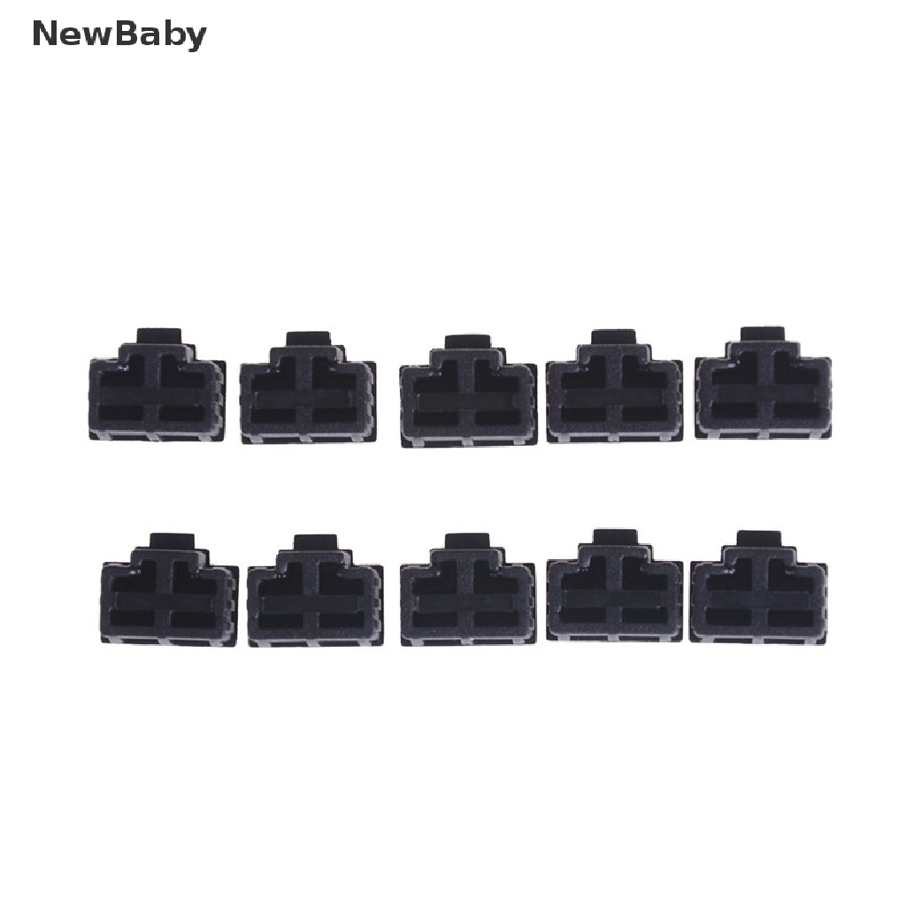 Newbaby 10Pcs Cover Pelindung Port Ethernet RJ45 Anti Debu Warna Hitam