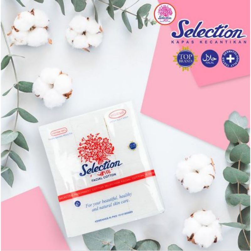 (COD) Kapas Selection Facial Cotton / Kapas Pembersih Wajah / Kapas Kecantikan / Alma collection