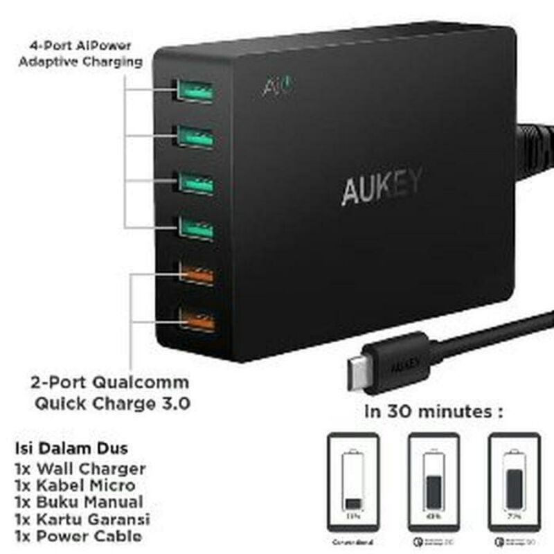 Aukey Port Charger 6 Slot