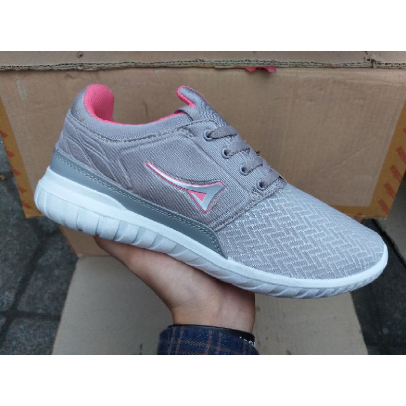 PROMO SEPATU ORIGINAL ARDILES PROMO TERLARIS ABU PINK SNEAKERS FITNESS JOGGING CEWEK HADIAH KADO