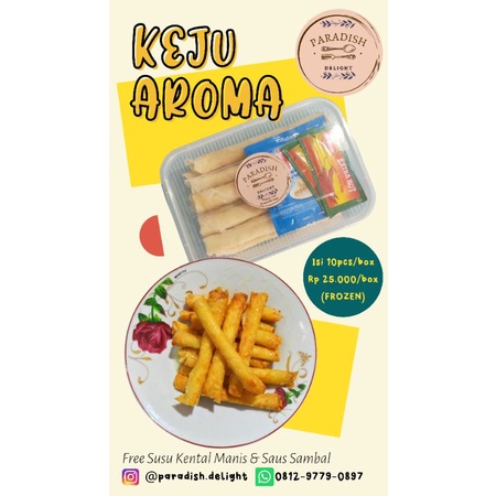 

KEJU AROMA /CHEESE STICK /CHEESE ROLL (FROZEN FOOD)