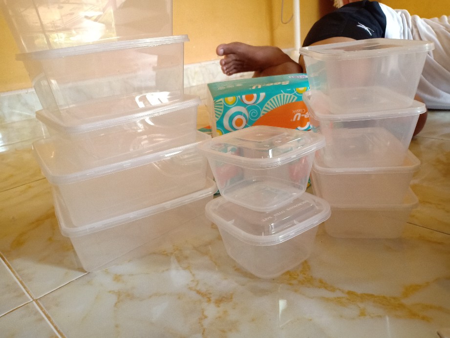 Thinwall 2000ml Sq Food Container Makanan / Kotak Makan