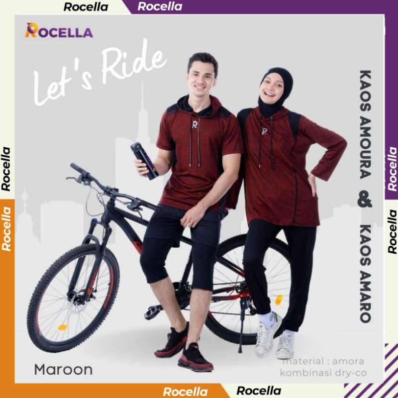 BAJU OLAHRAGA COUPLE BAJU OLAHRAGA WANITA BAJU OLAHRAGA PRIA /ROCELLA OLAHRAGA OUTDOOR /BAJU SEPEDA