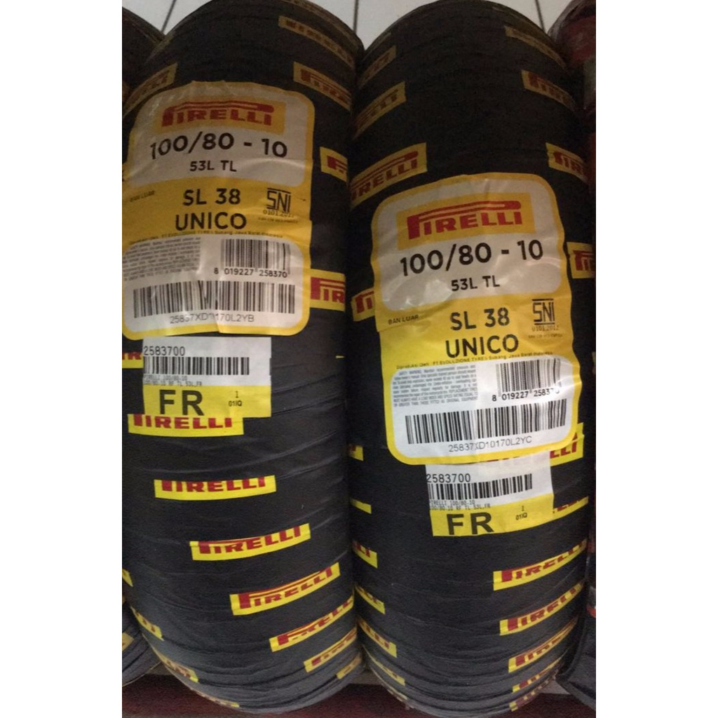 PIRELLI SL38 100/80-10 (BAN DEPAN VESPA ZIP) (BAN VESPA CLASSIC) Ori
