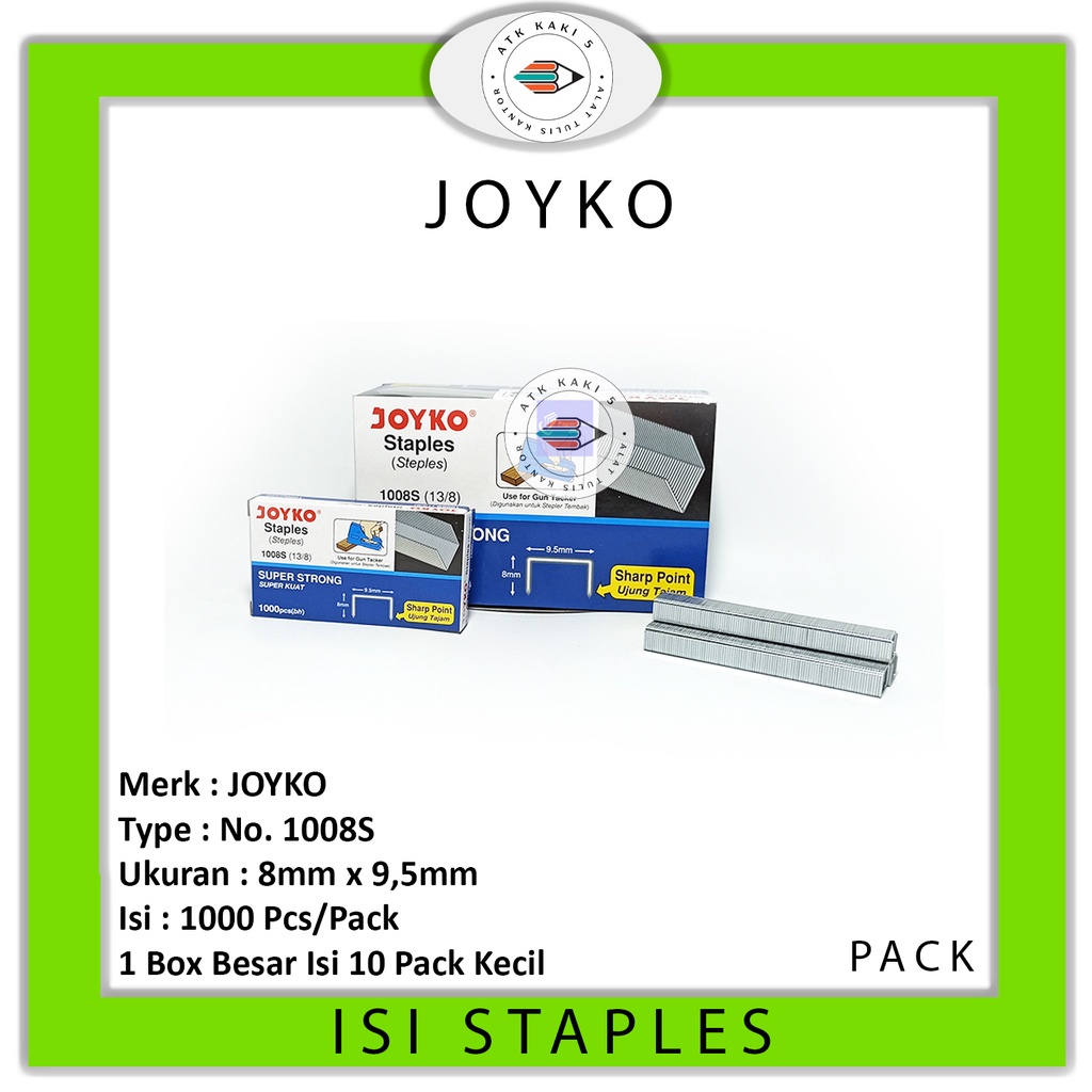 

JOYKO - Isi Staples No.1008S - PACK