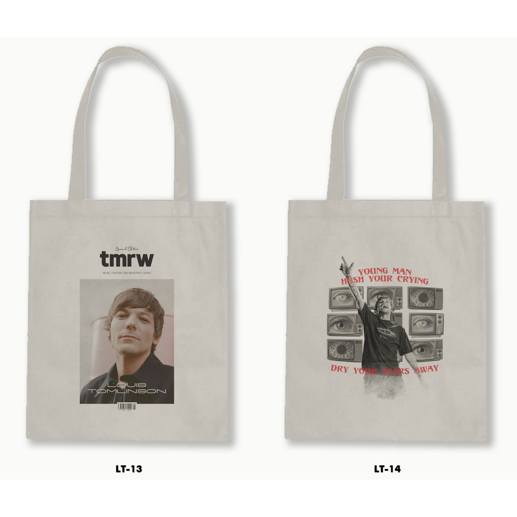 TOTE BAG BLACU - LOUIS TOMLINSON 1