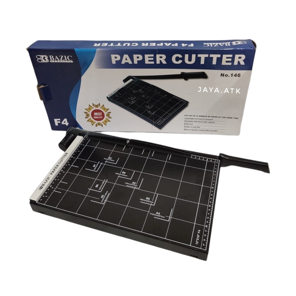 PAPER CUTTER PEMOTONG KERTAS TRIMMER BESAR FOLIO F4 ALAT MESIN POTONG KERTAS