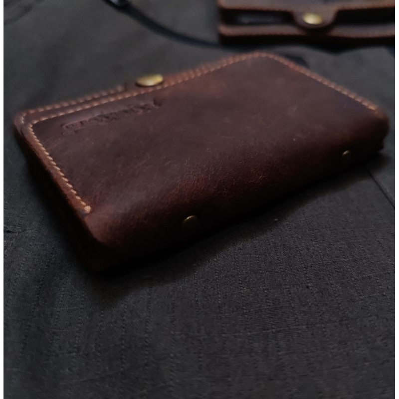 dompet kartu kulit asli|card holder kulit