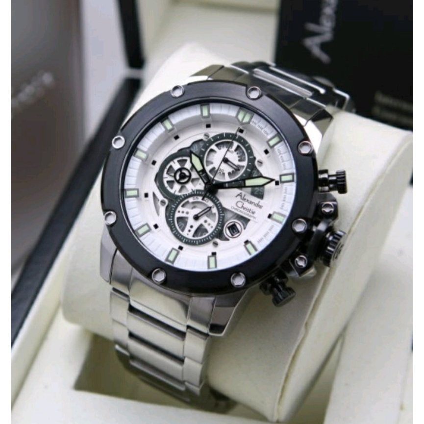 Alexandre Christie Ac 6564 Jam Tangan Pria Rante Original Garansi Resmi 1 Tahun