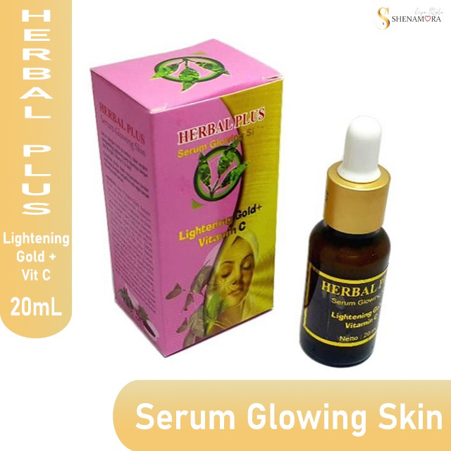 Herbal Plus Serum Glowing Skin Lightening Gold+Vitamin C 20 ml