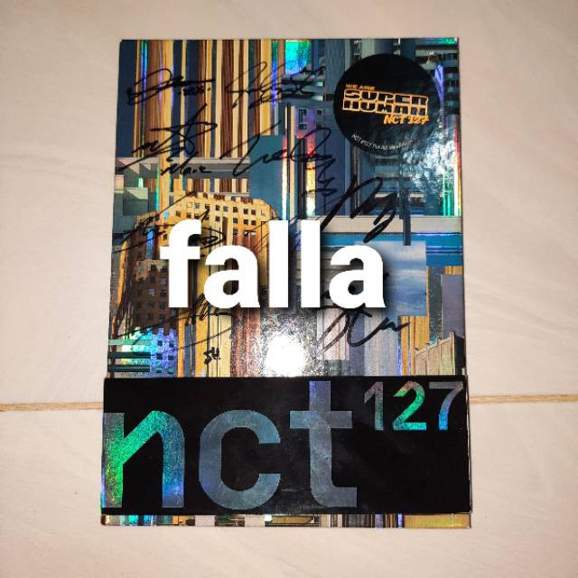 album signed NCT 127 we are Superhuman / PELINDUNG ALBUM NCT