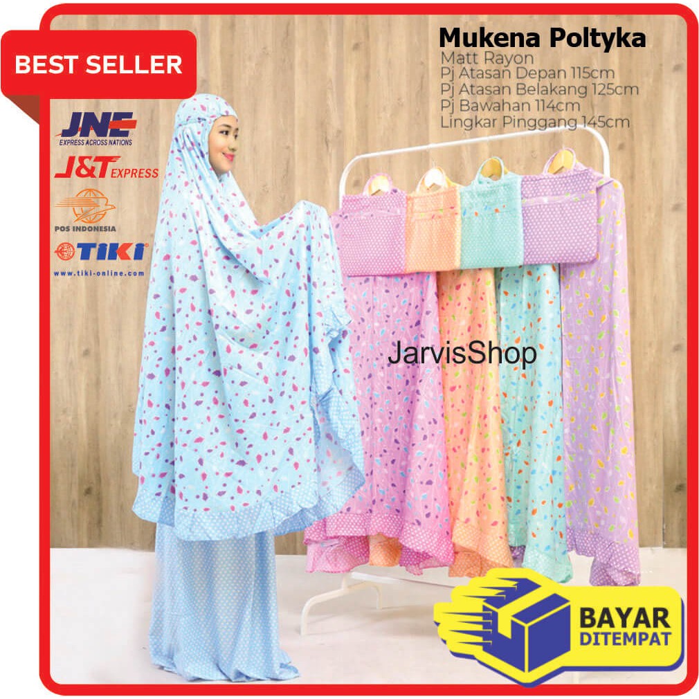 Alat Sholat Mukena Mukenah Bali Terusan Dewasa Katun Rayon Adem Premium Mewah Murah Grosir / Eceran