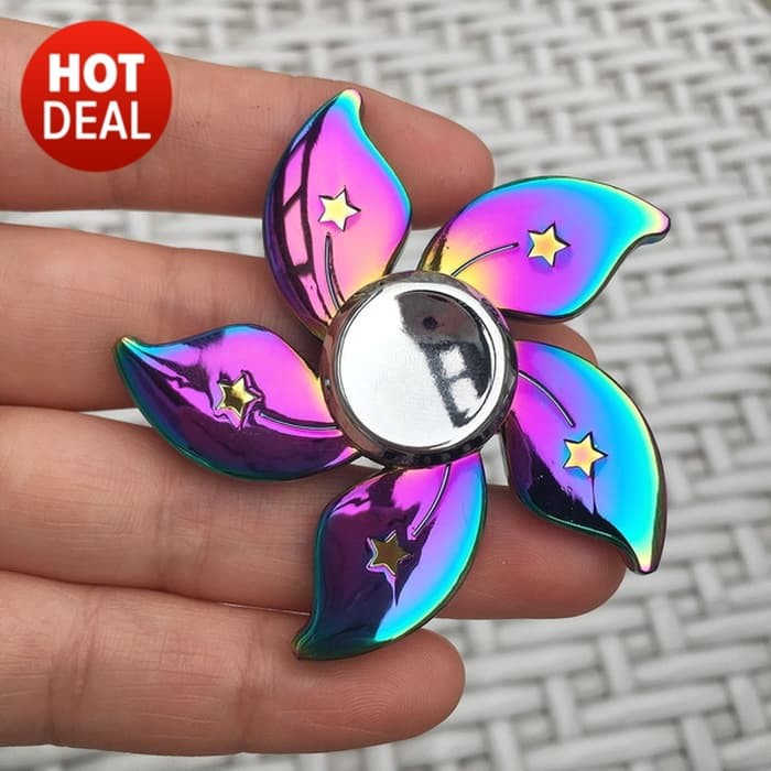 Fidget Spinner Led - Fidget Spinner Keramik - Fidget Spinner Fidget Spinner Premium Flower Leaf