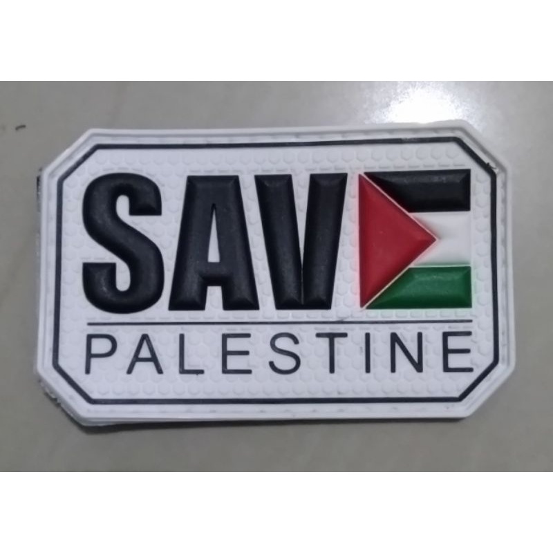 EMBLEM KARET PATCH RUBBER PALESTINA