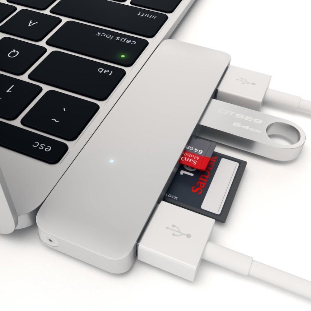 USB HUB Type C for Apple Macbook Windows 5 in 1 Card reader and Hub