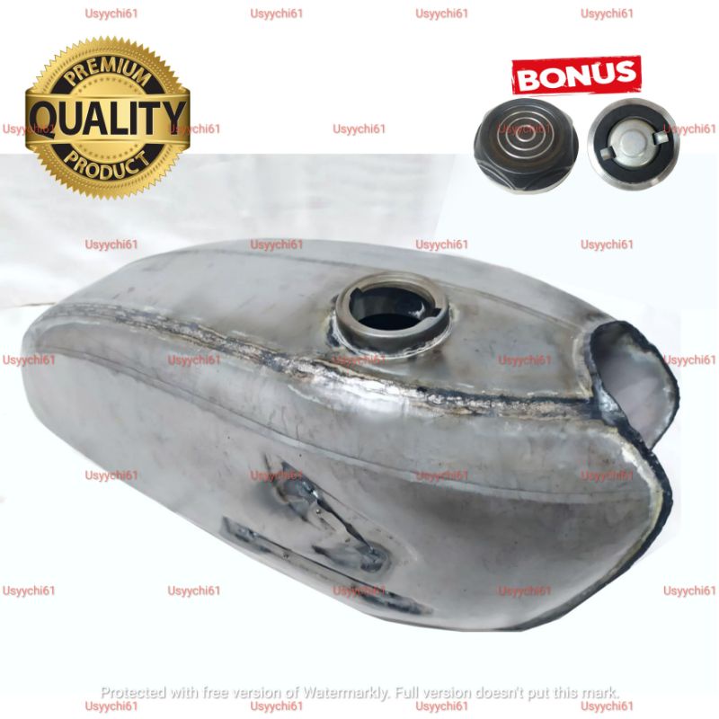 Tangki Motor Glatik CB Plat Galvanis