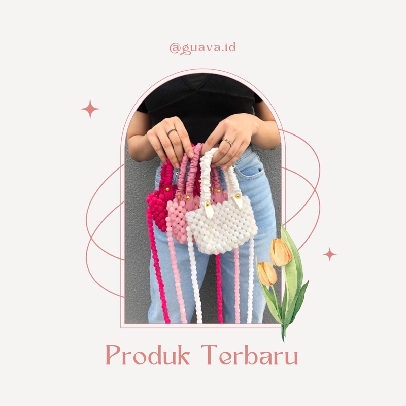 MINI Tas Mutiara Bludru | Tas Mutiara clear | Tas Mini | Tas Estetik