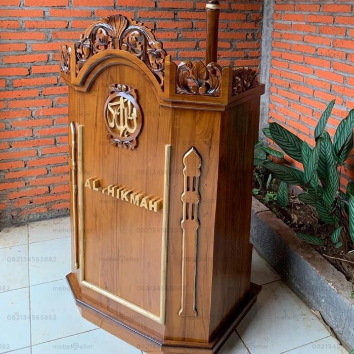 Mimbar Masjid - Mimbar Masjid Jati - Mimbar Minimalis