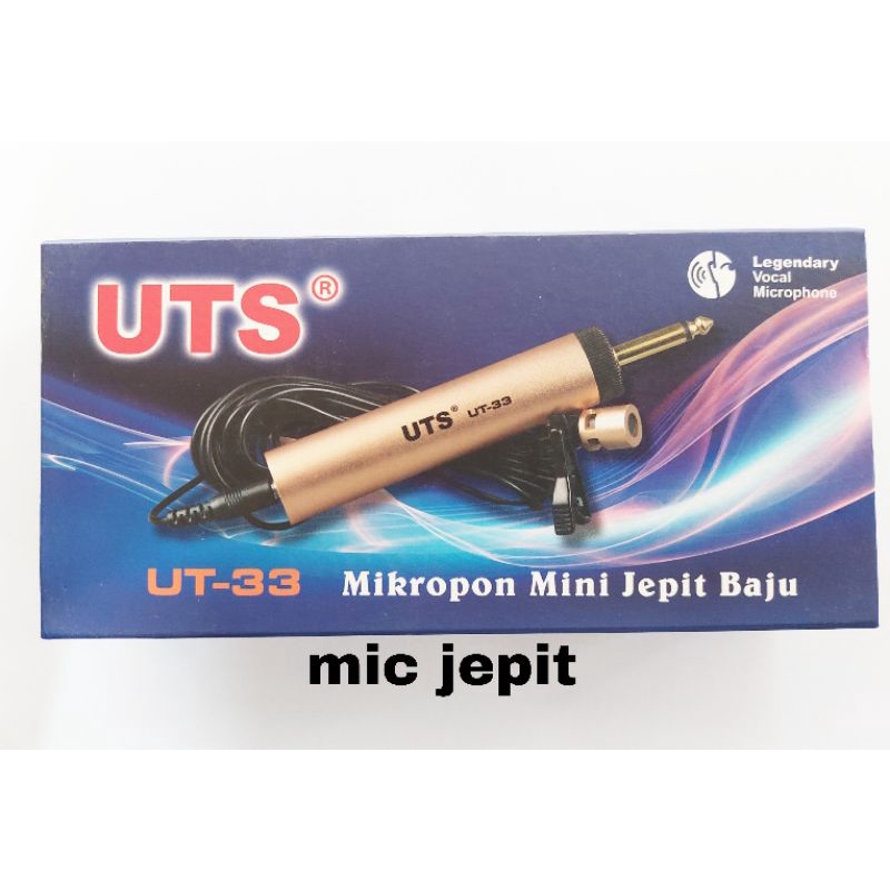 Mic Jepit Mic Condensor Jepit UTS UT-33