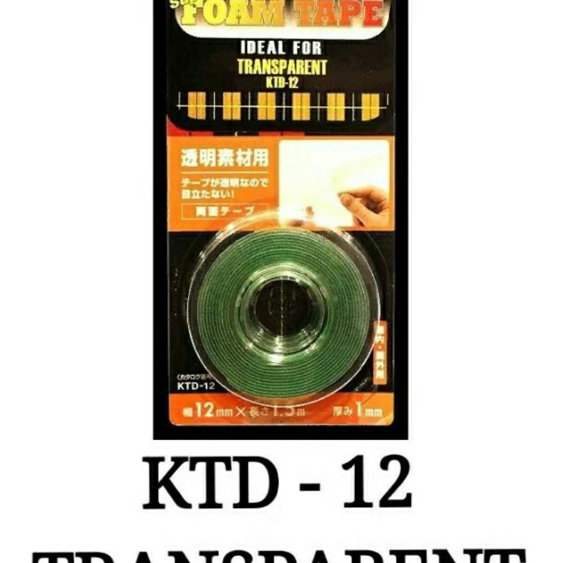 

3M super strong double tape transparent KTD-12 12mm x 1.5M