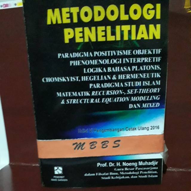 Metodologi Penelitian Noeng Muhadjir Shopee Indonesia