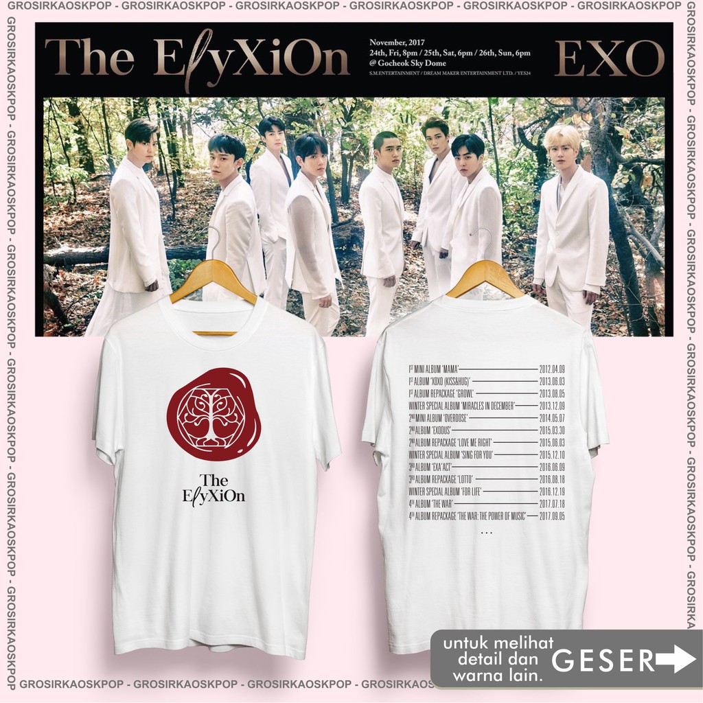 Brand G348 Kaos Panjanglongsleeve EXO SEHUN 94 Brand G387 Shopee