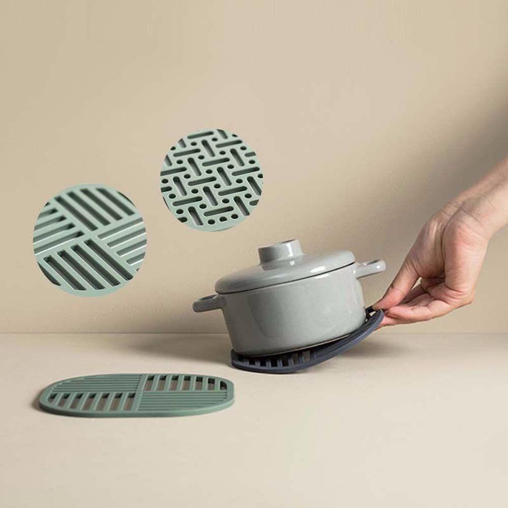 [Elegan] Tatakan Piring Dekorasi Meja Makan Rumah Insulasi Panas Coaster Bowl Cup Mat