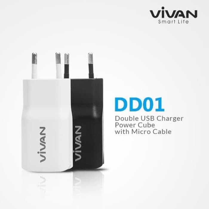 Charger Vivan DD01 Dual USB Charger