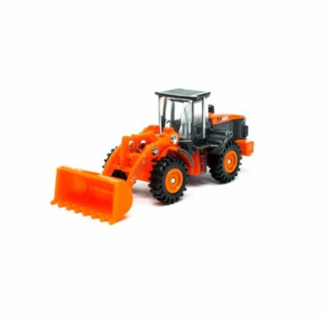 Tomica l Reguler No 71 Hitachi Construction Machinery WHEEL LEOARDER ZW220 Miniatur Alat Berat TAKARA TOMY Original