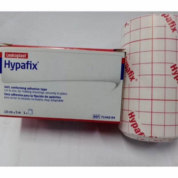 Hypafix 10cm x 5m / Plester Luka Elastis Hypafix Leukoplast