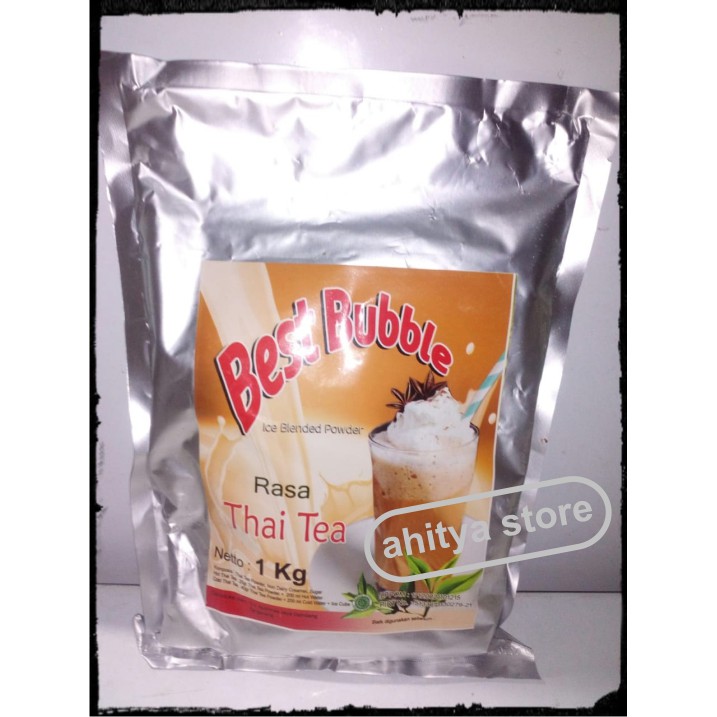 

THAI TEA BEST BUBBLE | SERBUK MINUMAN RASA THAI TEA