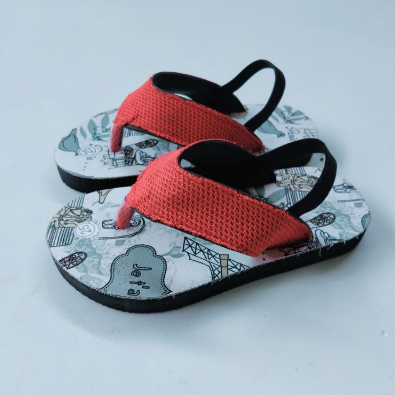 Sandal anak dan bayi motif animal terbaru 2021