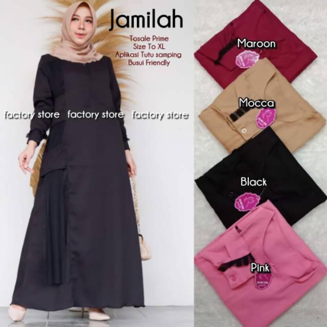 Dress Busui Jamilah by Factory Store (Bahan Tosale Prime)