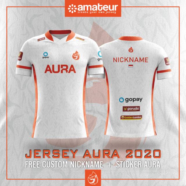 Jersey FREE FIRE Aura Terbaru 2020 MURAH LENGKAP