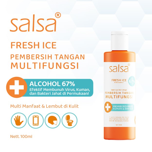 

SALSA Fresh Ice Pembersih Tangan 100ml