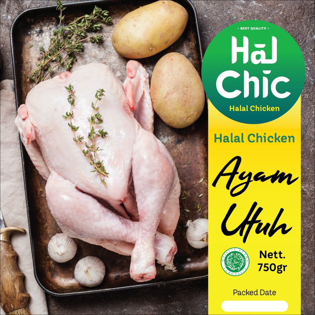 

Ayam Utuh Tanpa Kepala dan Kaki 7,5 Ons HalChic