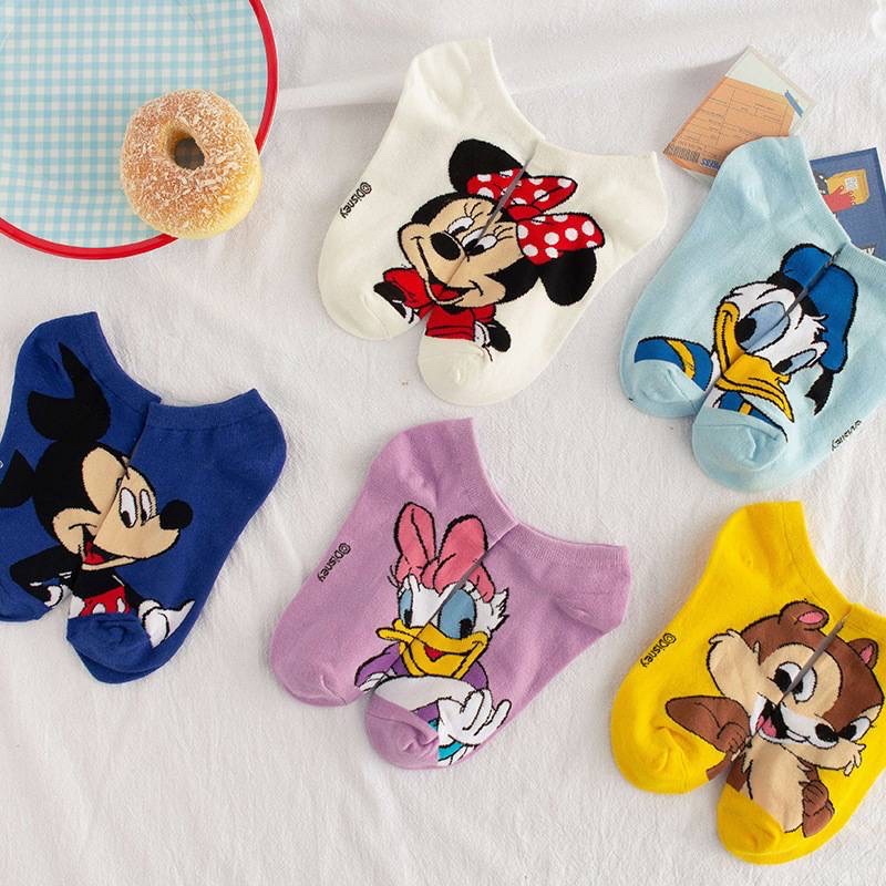 (BISA COD) KAOS KAKI MOTIF DISNEY (S26) MICKEY MOUSE - MINNIE MOUSE - DONALD DUCK - DESSY DUCK - CHI