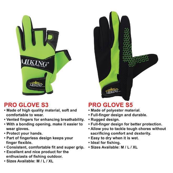 AJIKING PRO GLOVE S3 &amp; S5