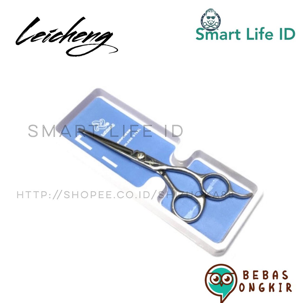 Gunting Set Potong Dan Sasak Rambut Set Bahan Full Stainless Steel Berkualitas Premium Leicheng