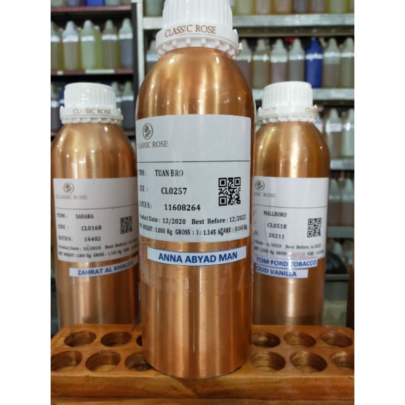 Bibit Parfum MURNI Anna abyad Man by Classic Rose 100ml