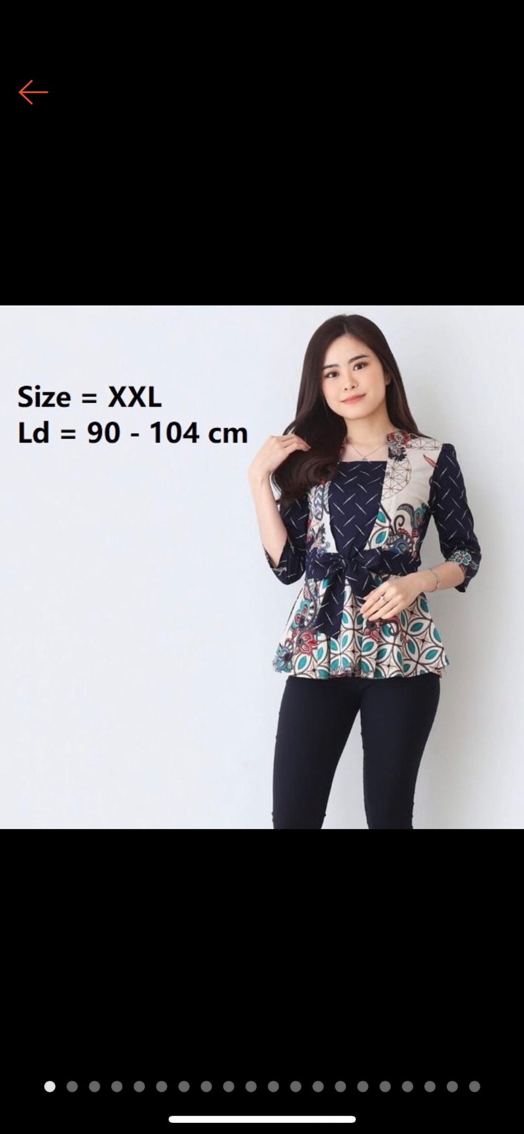 Batik Wanita - Atasan Blouse Batik Wanita Fashion 632