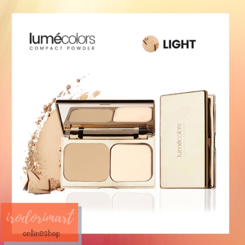 Lumecolors Compact Powder Light | Bedak Padat Lumecolors | Compact Powder Full Coverage
