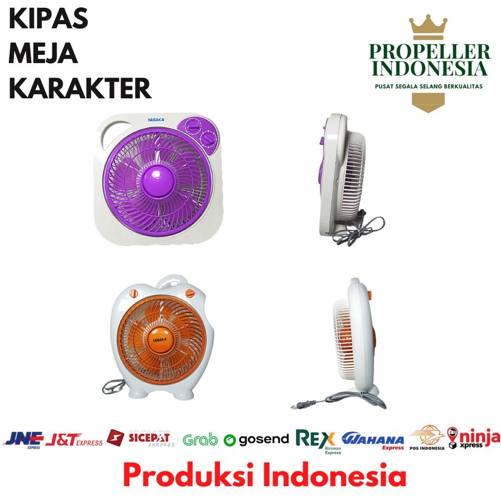 Kipas Angin Meja Karakter 8Inch Desk Fan Portable