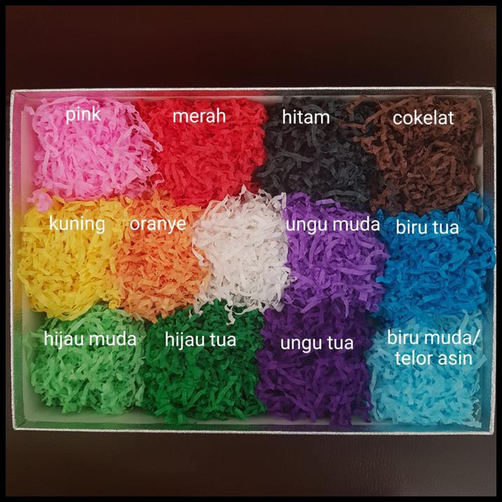 

Terlaris Kertas Wrap Krep Potong Tadahan Alas Hias Gift Box Kotak Kado