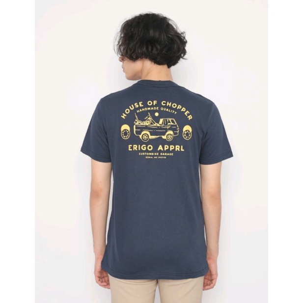 Erigo T-Shirt Custombike Navy