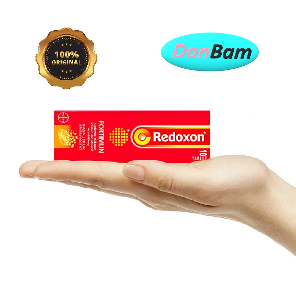 Redoxon Fortimun Vitamin &amp; Mineral Rasa Jeruk [10 Tablet]