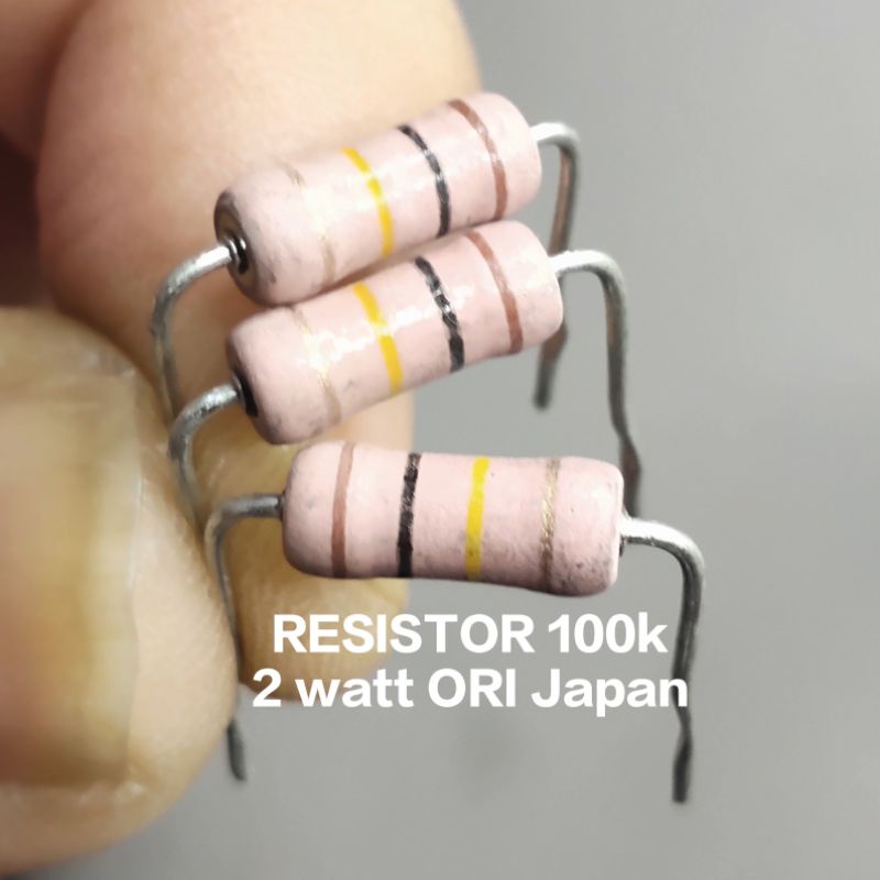 RESISTOR 100k 2 watt ORI JAPAN