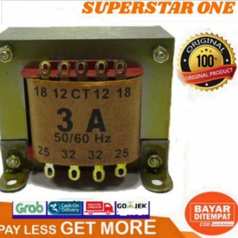 travo 3a ct trafo 3a ct murni tembaga